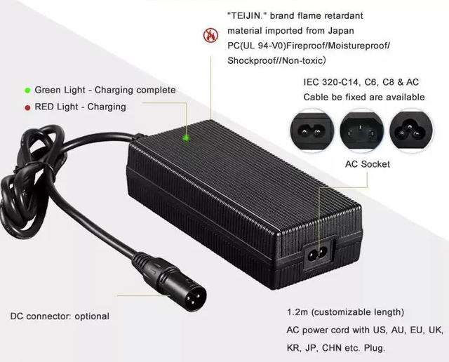 14.6V 6.5A DC to DC LiFePO4 Battery Charger