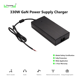 Fuyuang 330W GaN Battery Charger 14.6V-84V for Electric Scooter, Robot, 3D Printer and E-Bike