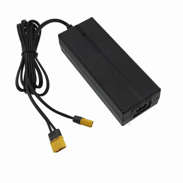 Fuyuang 4-Bank Intelligent Battery Charger 58.4V 15A 75W-1200W for 16S LiFePO4 Packs, Ebike Scooter AGV Golf Cart RV Marine