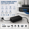 Fuyuang 48V 4A Power Supply Adapter 192W AC-DC Converter for CCTV Security LED Lighting 3D Printer Smart Home, 95% Efficiency