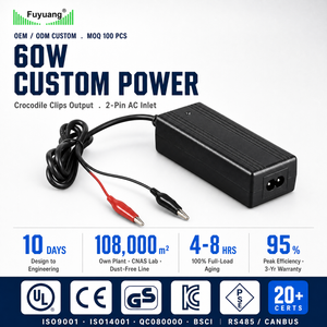 Fuyuang FY1207000 12V 7A Desktop AC-DC Switching Power Adapter, CE GS SAA PSE FCC RoHS Approved