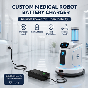 Fuyuang FY58810000 58.8V 10A Low Ripple Smart Battery Charger for Disinfection Service Robots