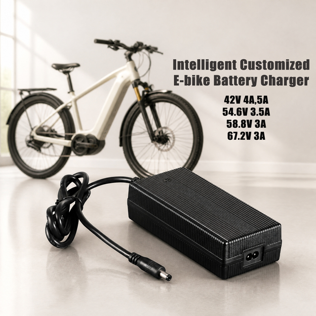 Fuyuang Custom 42V 54.6V 58.8V 67.2V Smart Li-ion Battery Charger for 36V 48V 60V E-bike