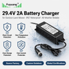 Fuyuang IP67 29.4V 2A Waterproof Battery Charger 58.8W for E-Bike, Scooter, Lawn Mower and Marine