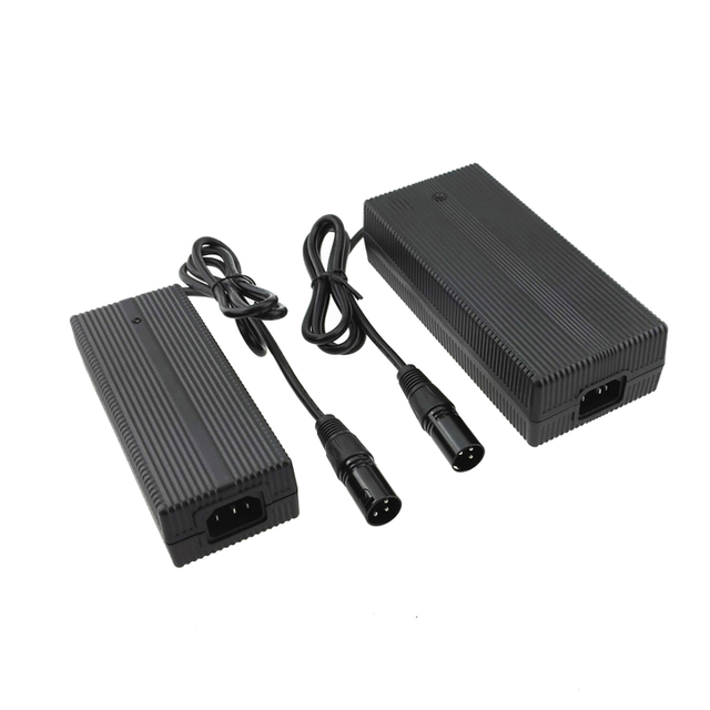 Fuyuang Smart Robot Battery Charger 42V 2A 84W for 12V-84V LiFePO4 Lithium Lead-acid Batteries, Ebike Scooter AGV Drone