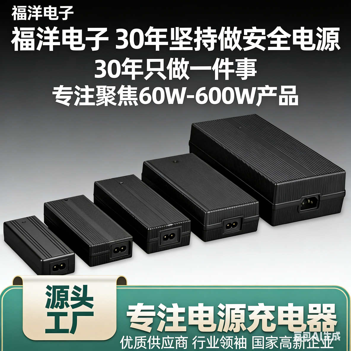 Multi-output industrial robot charger with digital charging indicators