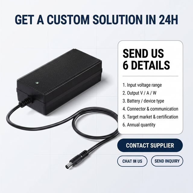 Fuyuang FY2525000 25.2V 5A 6S Fast Li-ion Battery Charger with PFC for Industrial Drones