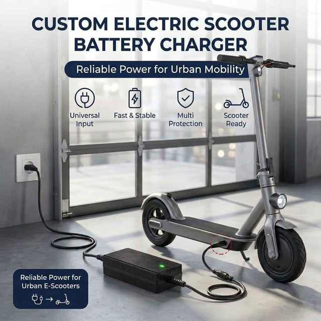 Fuyuang 29.2V 5A Battery Charger 146W for E-bike Scooter Robotics AGV Drone Forklift, 24W-3000W LiFePO4 Lithium Charger