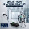 Fuyuang 48V 58.4V Smart Battery Charger 2A-10A 120W-600W with XT60 and XLR Connectors for Robotics, AGV and E-bike