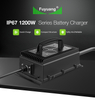 Fuyuang 14.6V 20A LiFePO4 Battery Charger 400W-1200W for Industrial Robotics, AGV, AMR, Golf Cart, RV and Marine