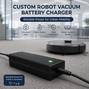 Fuyuang FY2525000 25.2V 5A 8S LiFePO4 Battery Charger for Cordless Stick Vacuums and Floor Scrubbers