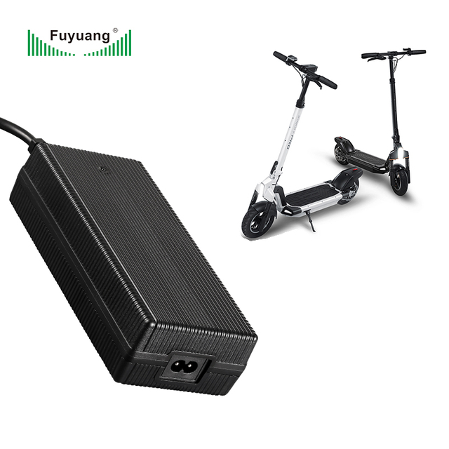 Fuyuang 42V 2A Smart E-Scooter Battery Charger for 36V Li-ion and LiFePO4 Packs