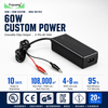 Fuyuang 12.6V 3A 60W LiFePO4 Lithium Battery Charger for Power Tool, Robot and Drone with CE RoHS SAA UKCA