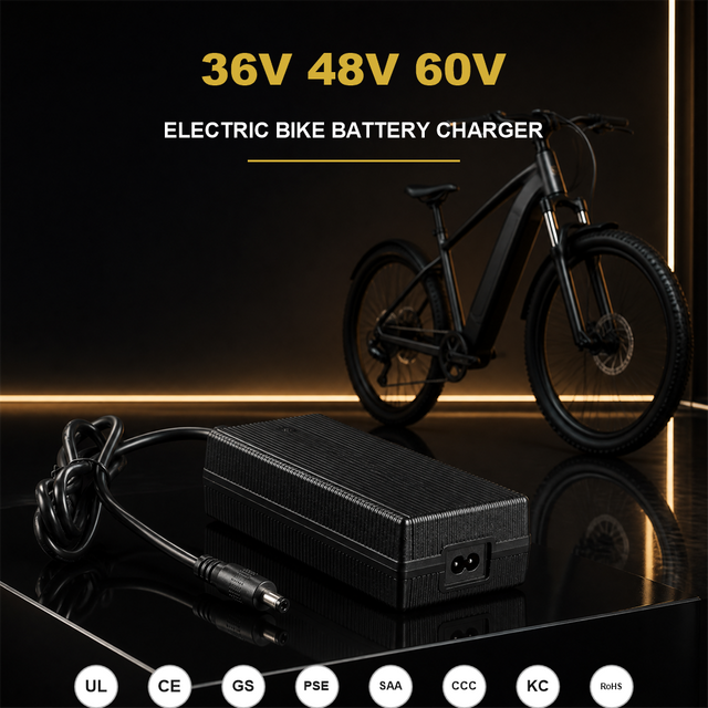 Fuyuang FY4204000 42V 4A / 54.6V 3.5A / 67.2V 3A Li-ion Battery Charger for 36V, 48V and 60V E-bike and Scooter Packs