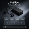 Fuyuang FY2942500 29.4V 2A / 2.5A 7S Li-ion Battery Charger with D-Tap Connector for 24V Camera and Video Battery Packs