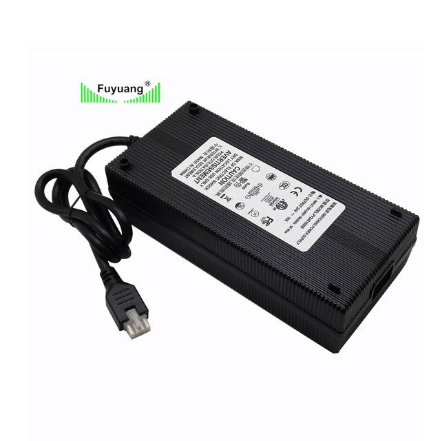 Fuyuang FY48008000 48V 8A 400W Desktop AC DC Power Adapter Level VI for LED Lighting, Robots and Electric Equipment