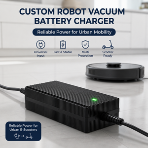 Fuyuang FY1463000 14.6V 3A 44W Compact LiFePO4 Battery Charger for Service Robots and Cleaning Equipment