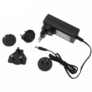 Fuyuang 24V 2.5A Interchangeable Plug AC DC Power Adapter for LED Lighting and Medical Equipment