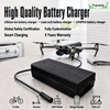 Fuyuang 3S-14S LiFePO4 Li-ion Battery Charger 12.6V-58.8V 1A-4A for Agriculture Drone and Balance Charging