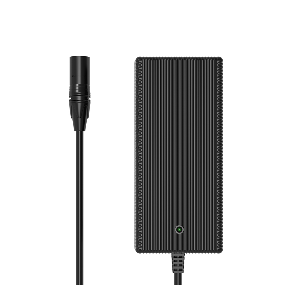 Managed charging cabinet for restaurant service robot battery packs