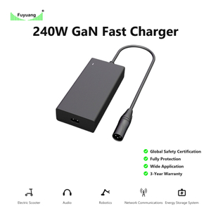 Fuyuang 240W GaN AC/DC Power Supply Charger 12V-67.2V for Audio, Medical, Industrial and E-Bike