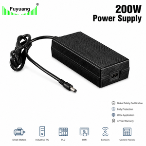 Fuyuang AC/DC Power Supply 12V 24V 36V 48V 55V 58V 60W-400W Desktop Power Adapter for LED, CCTV and Robotics