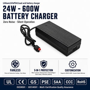 Fuyuang FY5803000 58.4V 3A 175W Lead-Acid / AGM Battery Charger for 48V Electric Motorcycle and E-Scooter Batteries