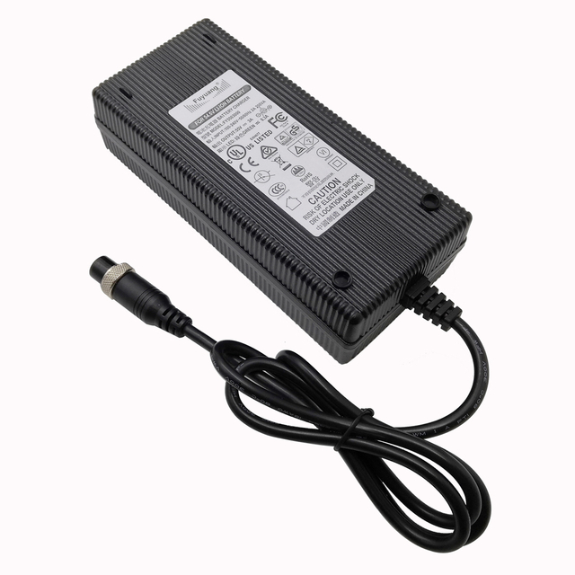 Fuyuang FY5463000 42V 2A to 54.6V 5A LiFePO4 and Lithium Battery Charger 120W-200W for E-bike and Scooter