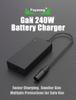 Fuyuang 240W GaN AC/DC Power Supply Charger 12V-67.2V for Audio, Medical, Industrial and E-Bike
