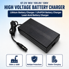 Fuyuang FY6727000 Custom 84V-126V High Voltage Lithium LiFePO4 Battery Charger 2A-10A for Robot, Drone and Industrial Packs
